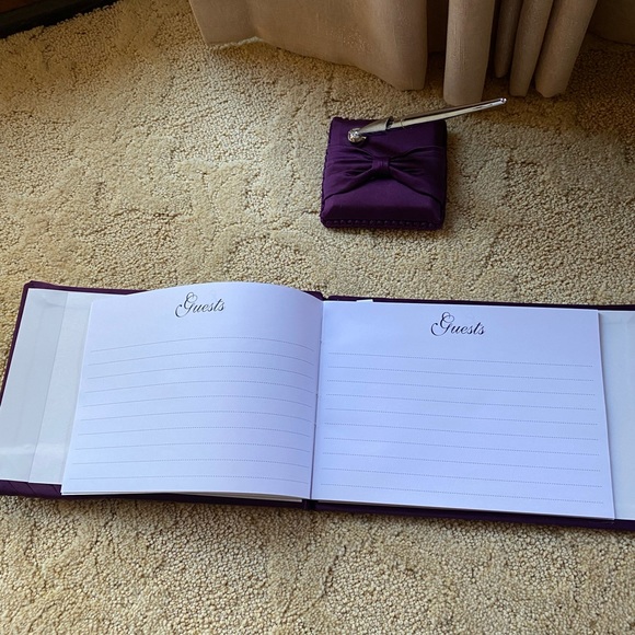 New Set of Party Guest Note Book with Matching pen holder - Picture 8 of 9